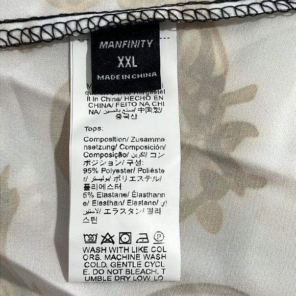 Shein Manfinity Baroque Gold Print Men’s XXL Shirt & Short Set Luxury Statement - Picture 7 of 16